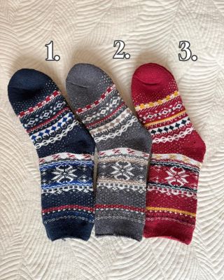 Zkontrolujte svou intuici 🎯 jaké vlněné ponožky si vyberu 1, 2 neno 3? Napište do komentáře 😉 Sada hřejivých vlněných...